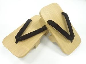 未使用品　男物桐下駄（23.5センチ）